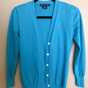 Blue Ralph Lauren Cardigan